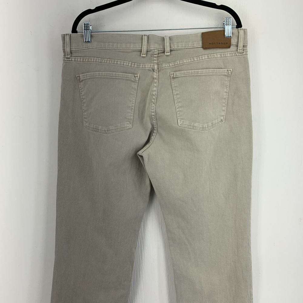 Mott & Bow Mens 36X32 Straight Mercer Gray  Jeans Pants Stretch Casual Cowboy - Picture 4 of 7